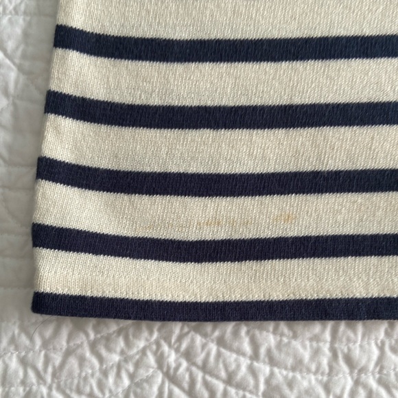 Saint James Breton Striped Top Boyfriend Meridien Modern Unisex Cream Navy XXL - Picture 12 of 17